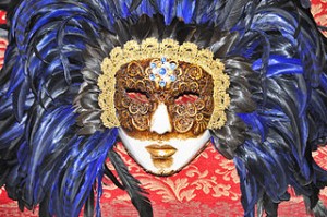 Venetian carnival mask