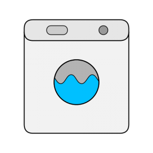 washing machine symbol